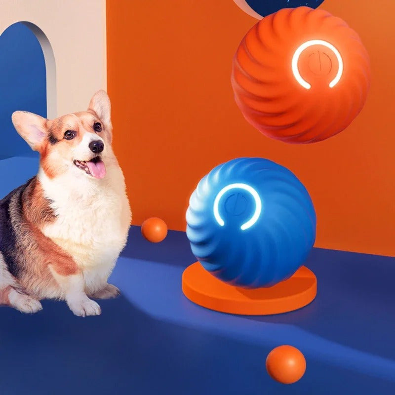 Juguete Interactivo Para Perros Q Smart, Luz Led, Pelota
