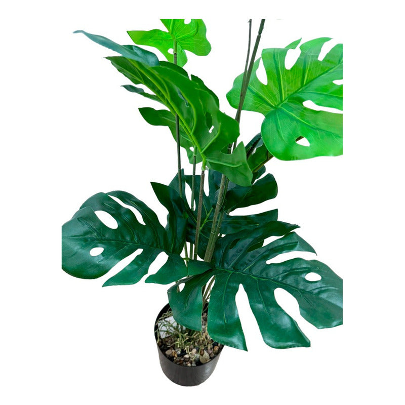 Plantas Artificiales Monstera Decoración Hogar