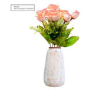 Ramo Rosas Peonias Flores Artificiales Decoración