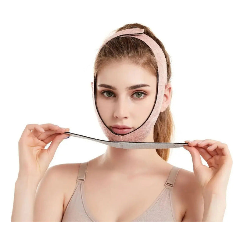 Faja Mentonera Papada Modelador Facial Mejillas