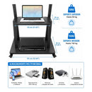 Soporte Tv Pedestal Con Ruedas 32 A 75 Pulgadas Negro