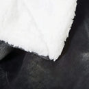 Frazada Chiporro Sherpa 200x230cm 2kg Polar Invierno Liso Gris Oscuro 200 Cm X 230 Cm