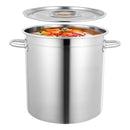 Olla Industrial Acero Inoxidable 20 Litros 30x32 Cocina Pro