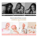 Toalla Turbante Microfibra Fcp Algodón Botón Cabello Secado Rápido Amarillo Liso