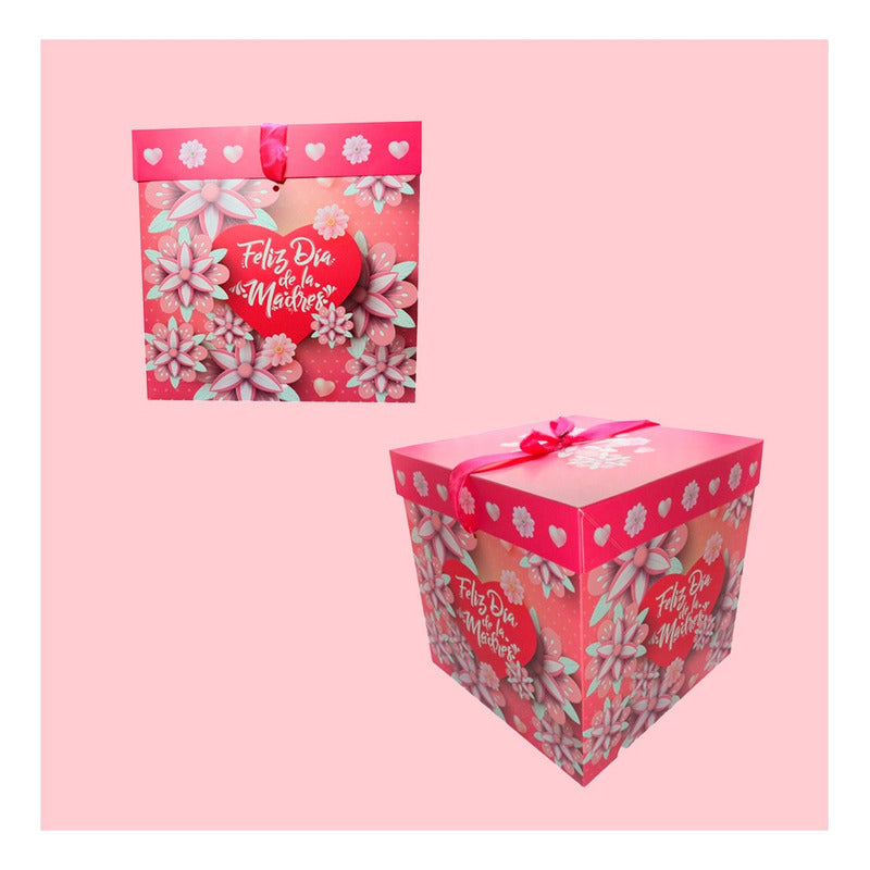 Pack X12 Caja De Regalo Día De Las Madres 30x30cm