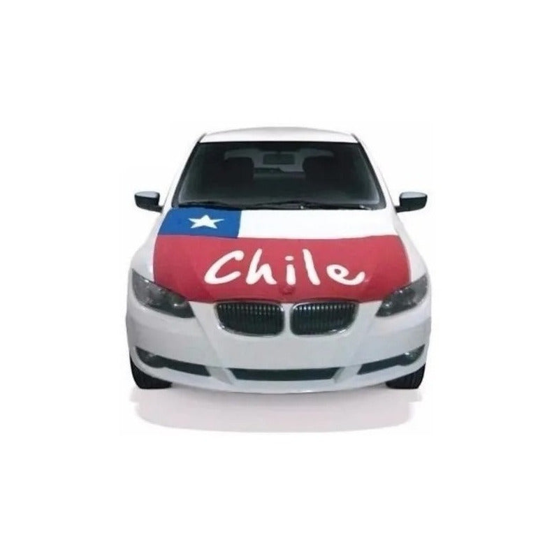 Bandera Chilena Cubre Capot Auto Fechas Patrias Fiestas