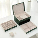 Joyero Organizador 3 Niveles Theck Con Cajones Y Espejo Lujo Blanco
