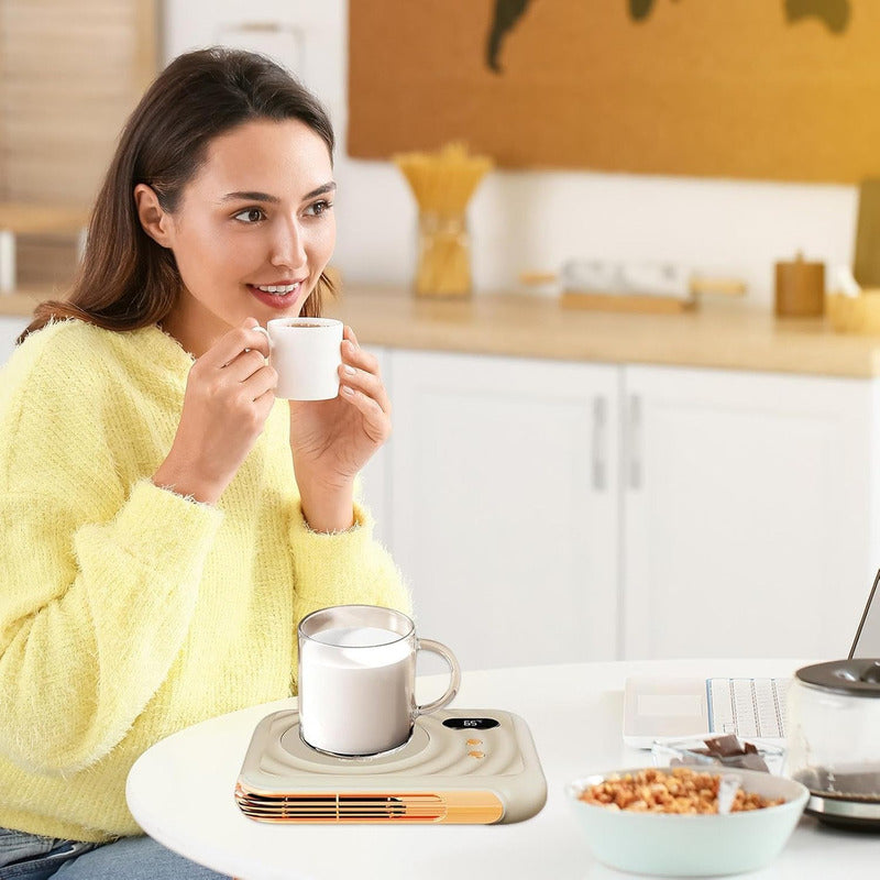 Calentador De Café De Escritorio Eléctrico Para Té Y Tazas