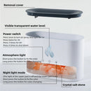 Humidificador Difusor De Aroma Efecto Flama Piedra Sal