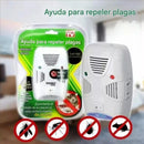 Pack 2 Repelente Ultrasónico Espanta Plaga Insectos Raton Vd