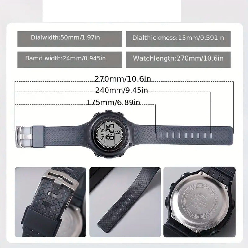 Reloj Deportivo Digital Resistente Al Agua 50m Pia2