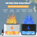 Humidificador Difusor De Aroma Efecto Flama Piedra Sal