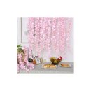 Pack De 12 Colgantes De Flores Artificiales Guirnaldas Rosa