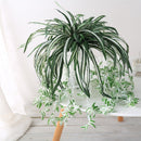 Cinta Colgante Flor Artificial Frondosa  Verde