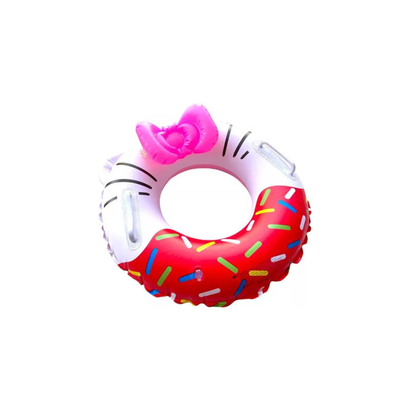 Flotador Hello Kitty -dona Salvavida Inflable Niños Piscina