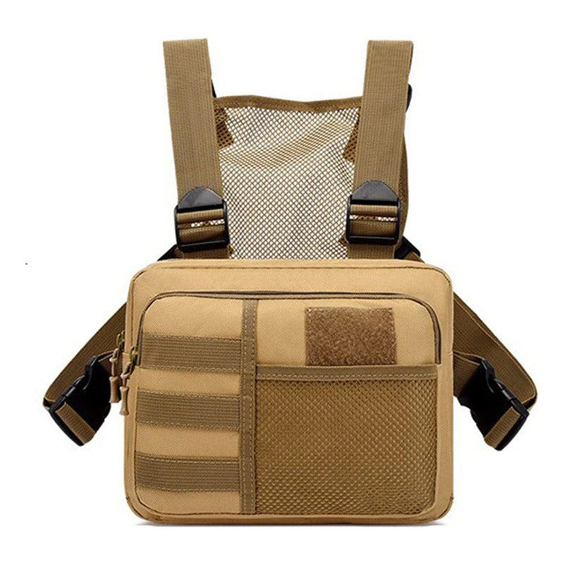 Bolsa Táctica De Pecho Chaleco Ajustable Funcional