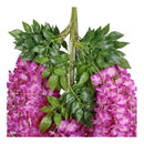 Pack De 12 Colgantes De Flores Artificiales Guirnaldas Fucsia