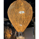 Globo Aeroestatico Lampara Decorativo Con Luces Calido Amarillo