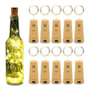 Pack 10 Luces Corcho Hada Alambre Micro Luz Led Calido