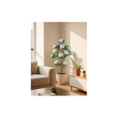Planta Hortensia Decorativa Artificial Hogar Oficina 120cm Blanco