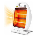 Calefactor Eléctrico Portátil 2 Tubos 800w Quartz Blanco