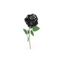 Pack 5 Rosas Negras Artificial Decorativa Petalos Hallowen  Negro