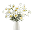 Amapolas Flores Artificiales Textura Realista Anemonas