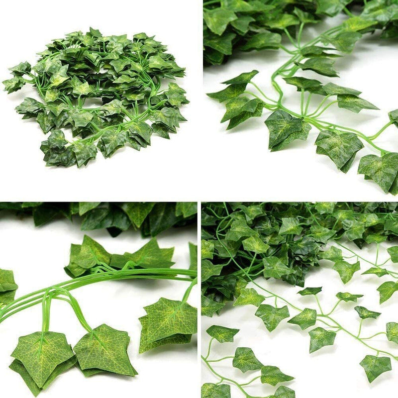 Pack 12 Planta Artificial Enredadera Tiras 210cm Deco