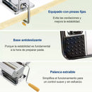 Maquina Para Hacer Pastas Caseras Fideos Acero Color Gris Gris