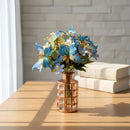 Ramos De Mariposas Y Hortensias Artificiales Unico En Estilo Azul Claro
