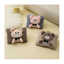 Guatero De Manos Electrico Peluche Osito Corona Calentador Marrón