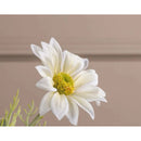 Flor Crisantemo Margarita Manzanilla Artificial Vara Tallo Rosa