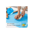 Tapete Lamina Base De Silicona 30x25 Para Horno Fondant Repo Azul Claro