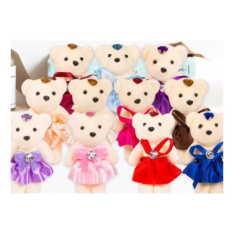 Pack De 10 Peluches Ositas Plumavit X10 Unidades Ecodeco