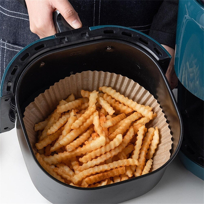 Forros Desechables Antiadherente Freidora 100 Pcs Air Fryer