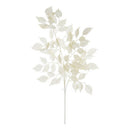 Flores Artificiales Ramo Hoja Rowan Ramo De Rusco Italiano Blanco