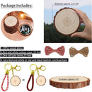Rodajas De Madera Apariencia Natural Manualidades Navidad Et