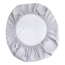 Cubrecolchon. 2 Plazas Acolchado + 2 Fundas Para Almohada Color Blanco 100% Impermeable
