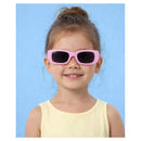 Anteojos Gafas De Sol Niña Lentes Gafas Infantil Vintage Vintage Rosa Negro