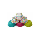 Pack 100 Capsulas Para Hornear Cupcakes 10cm Multicolor (azul, Morado, Rosa, Verde)