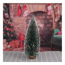 Pack De 12 Mini Pino Adorno Navidad Base De Madera