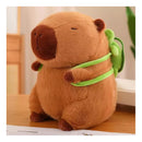 Juguetes De Peluche De Capibara Y Mochilas Pequeñas Con Forma De Tortuga Marrón Claro
