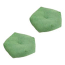 Cojin Puff Piso 45x45cm Acolchado Decorativo Hogar Verde