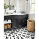 Azulejos Autoadhesivos Vinilico Pisos Cerámica Madera Pared Negro
