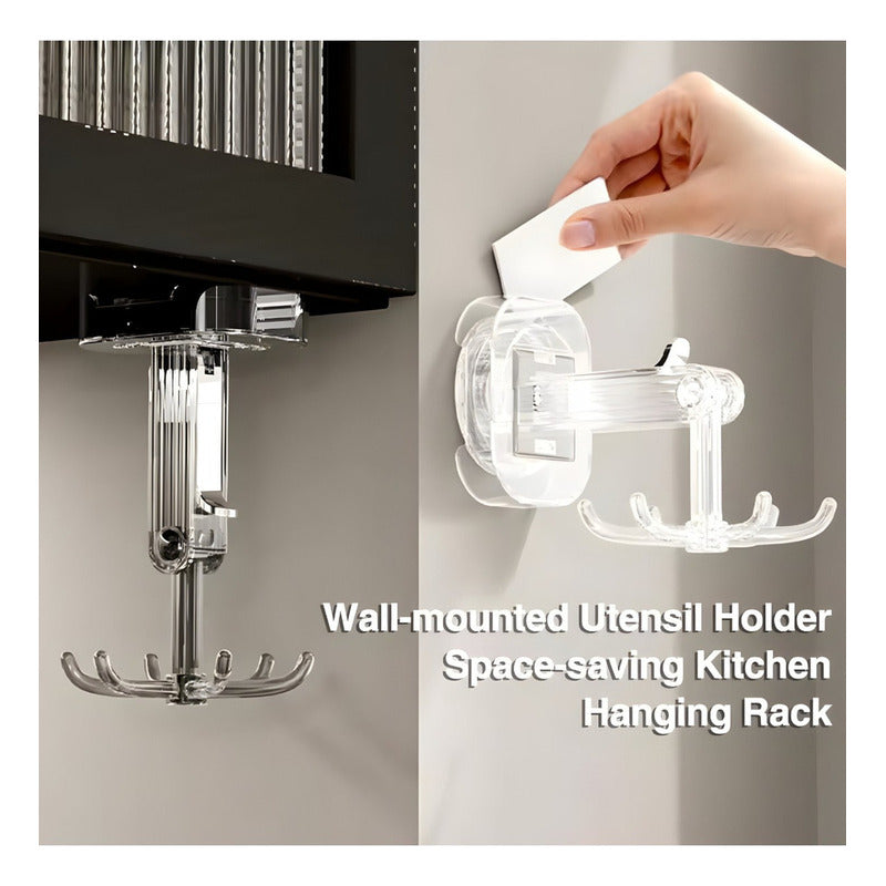 3 Gancho De Cocina Flexible Adhesivo Pared 6gancho De Cocina
