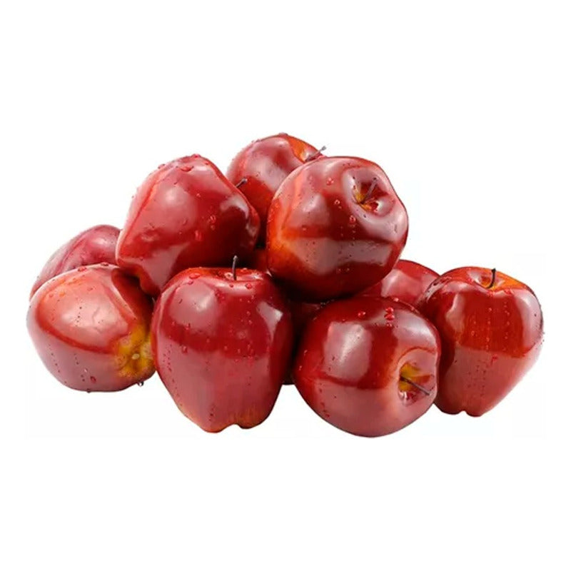 Manzana Artificial Frutas Sintética Decoración Bodegón