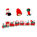 Tren Decorativo Navideño Miniatura 31cm Rojo Verde Thek