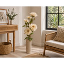 Vara De Peonia Grande Amapola Artificial Ecodeco Decoracion Beige