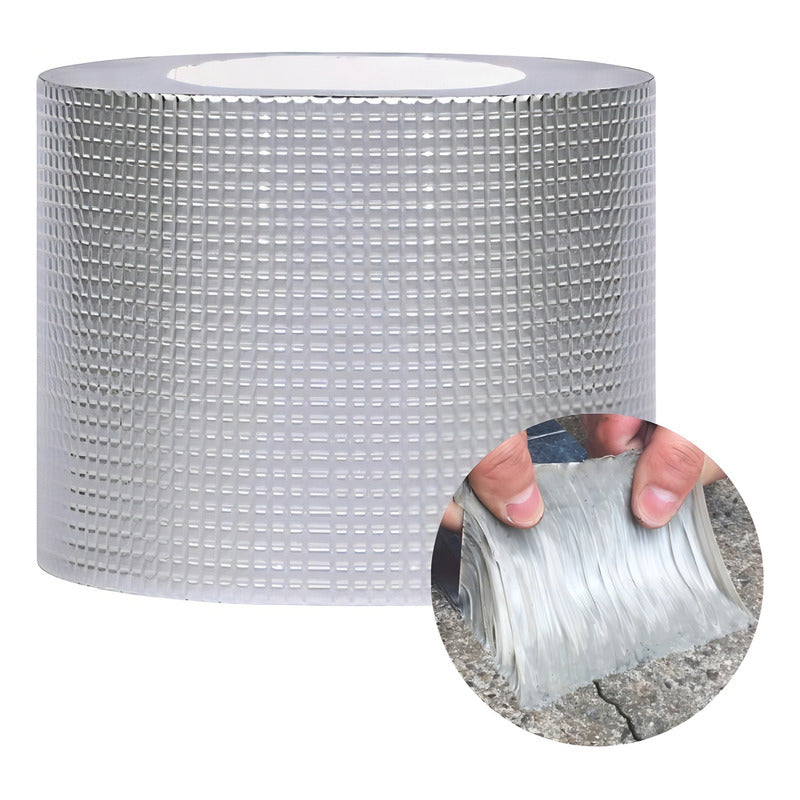Adhesivo Cinta Tapagotera Techo Tubería Sellador Impermeable Filtración De Gotera Butilo Térmica 10 Cm * 5 M