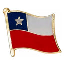 Pack 12 Piocha, Pin, Bandera Chilena, Botón, Chile Md Rojo / Blanco / Azul Bandera Chilena